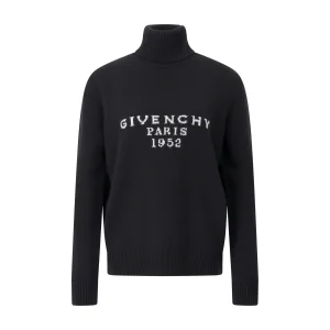 Rollkragenpullover mit Logo