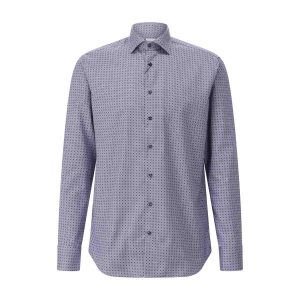 Regular-Fit Twillhemd mit Muster